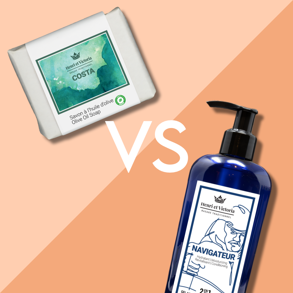 Bar Soap vs. Body Wash for Men