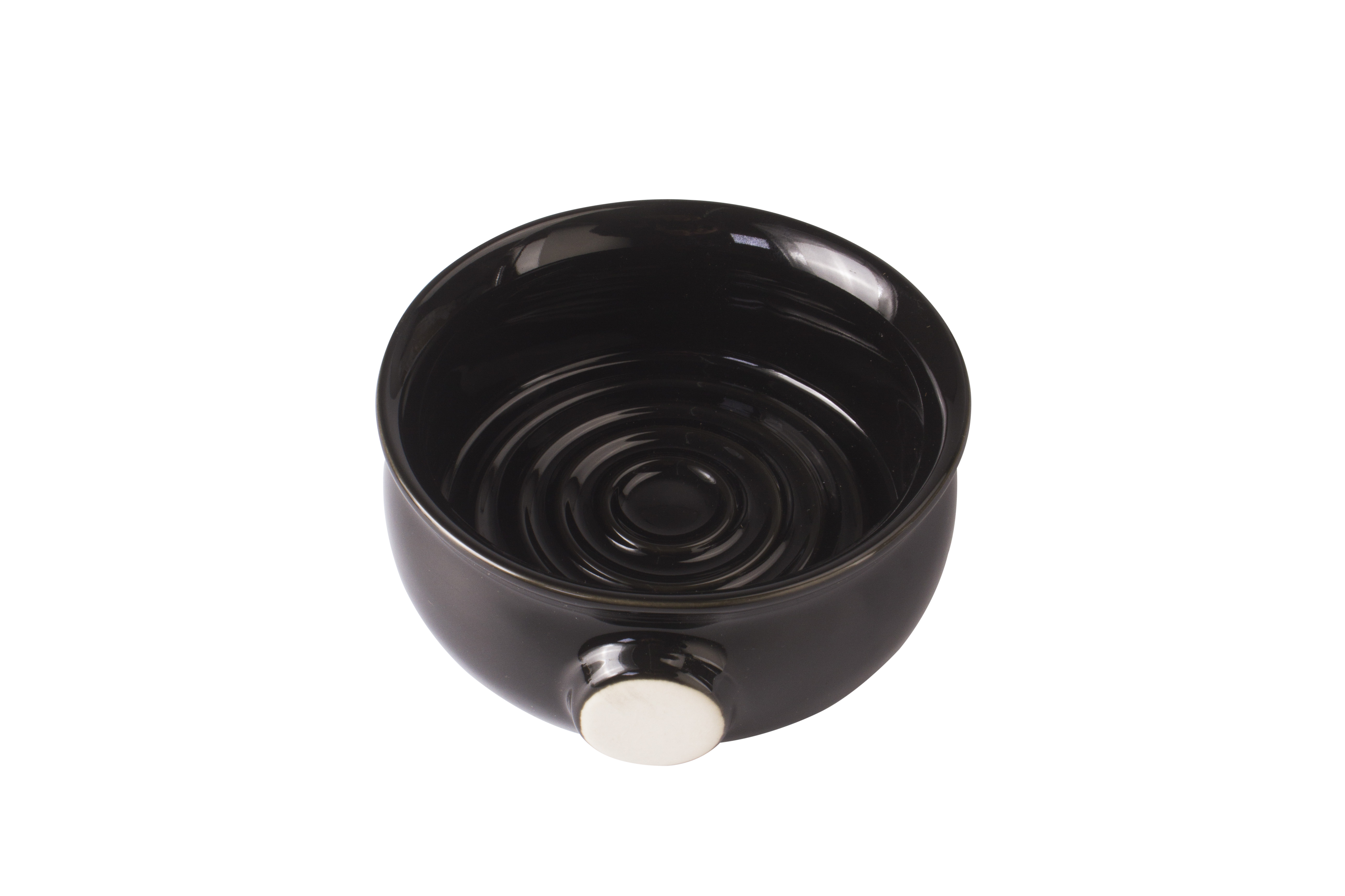 CB012 Yaqi Black Shaving Bowl
