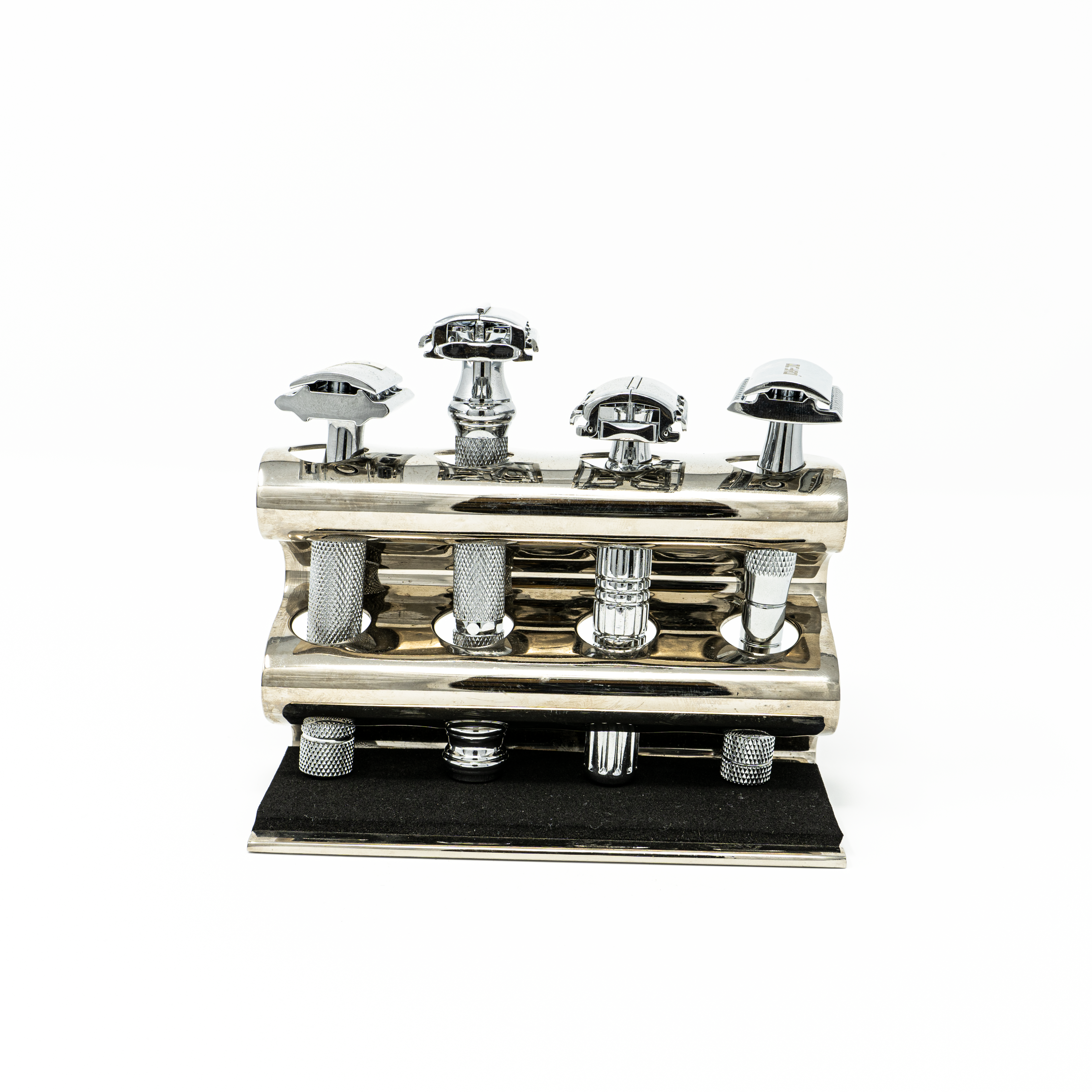 Parker 4 Razors Stand in Chrome