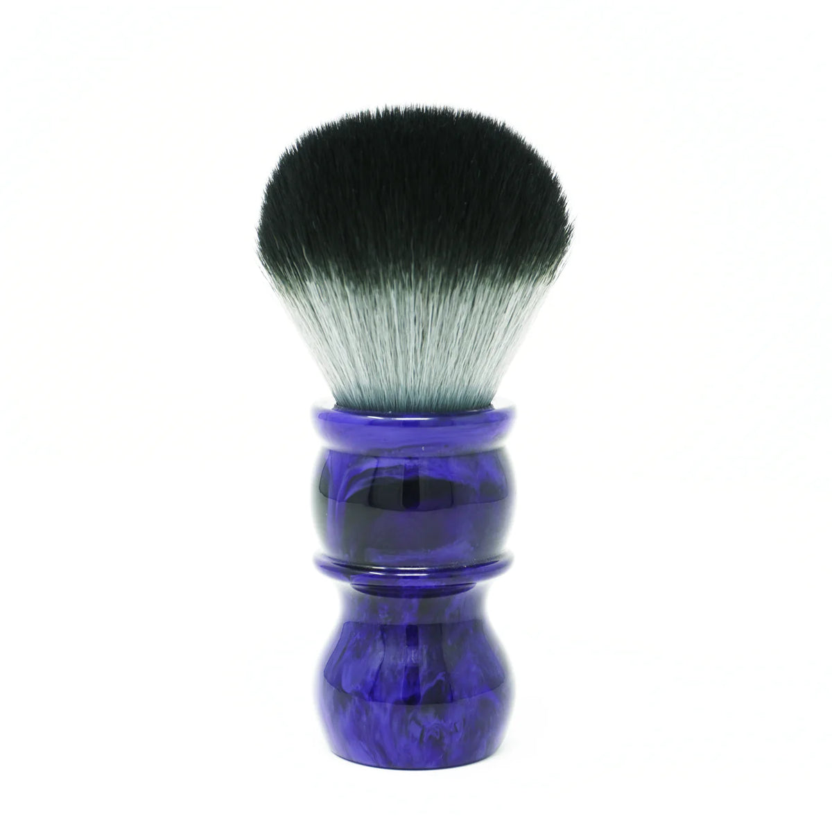 R1736 Yaqi Tuxedo Synthetic Shaving Brush, Blue Handle