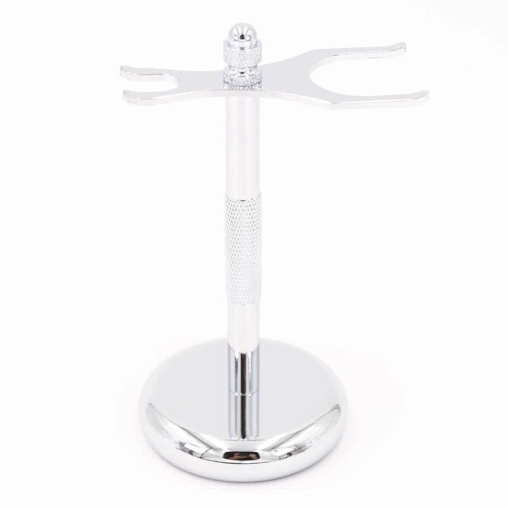 SS001-32  Yaqi Chrome 30mm Knot Shaving Brush And Razor Stand