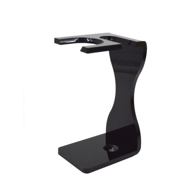 Acrylic Shaving Brush and Razor Stand (Double)