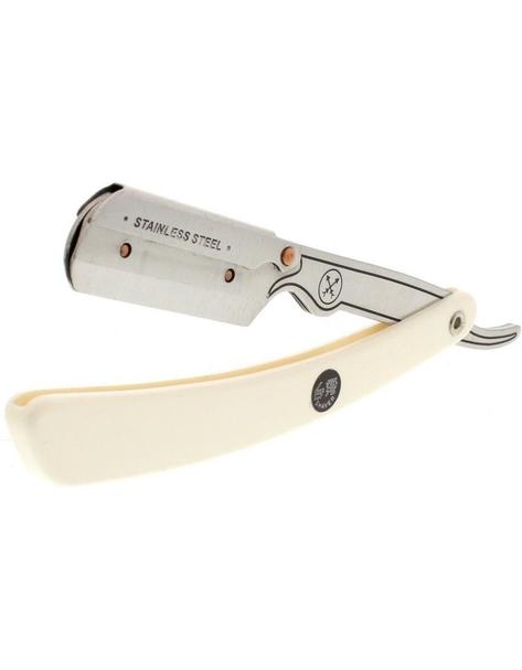 SRW Parker White Handle Straight Razor