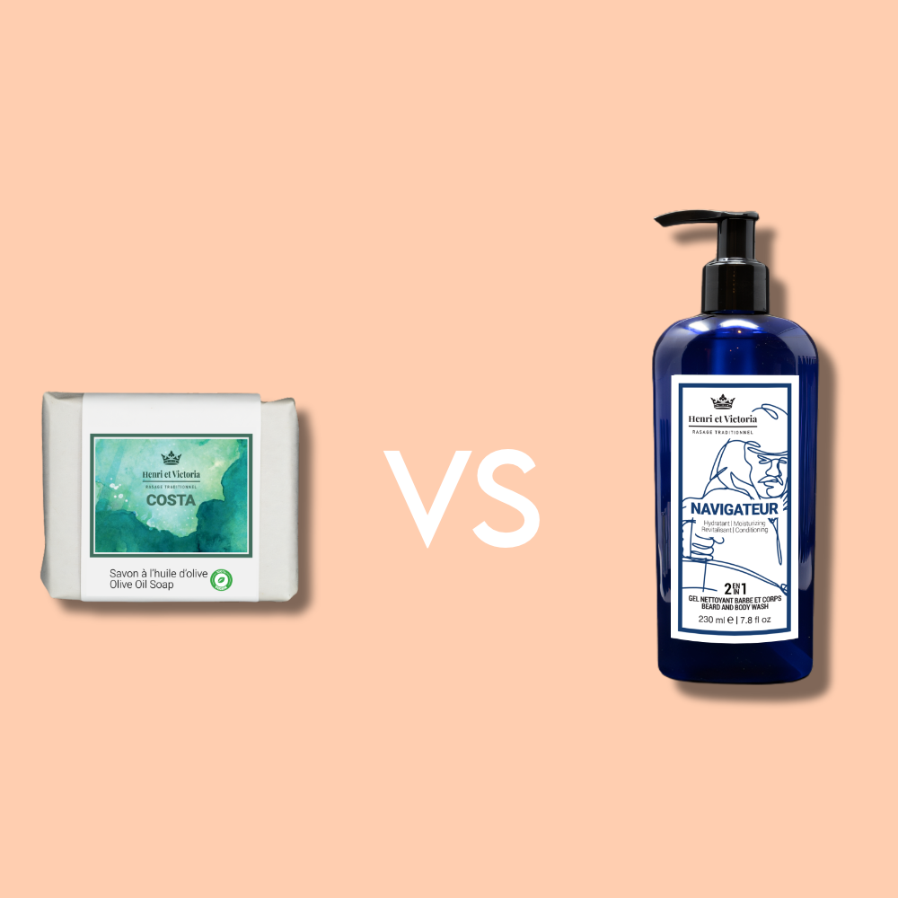 Body Wash vs. Soap: Which is Better for Men with Sensitive Skin?