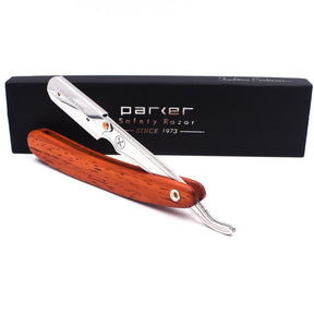 SRRW Parker Rosewood Handle Straight Razor