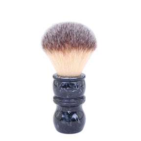 R15101601 Yaqi Obsidian Black - Brown knot Shaving Brush