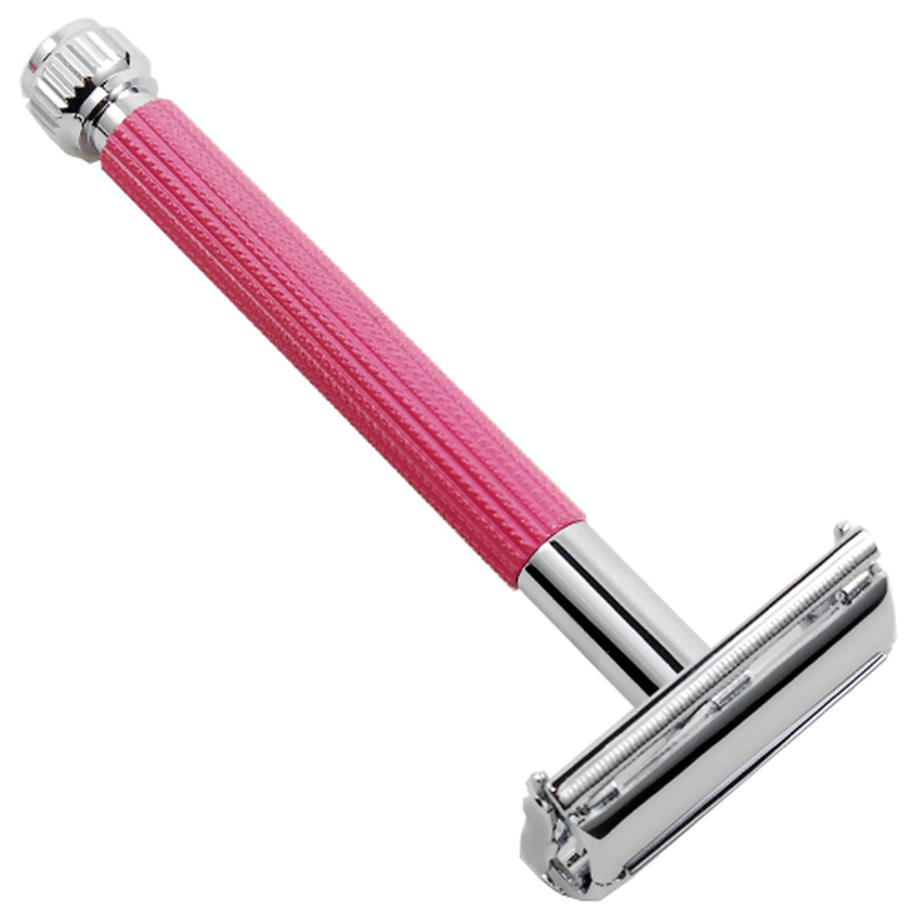 Parker Pink Women's Long Handle Butterfly Open Safety Razor 29L