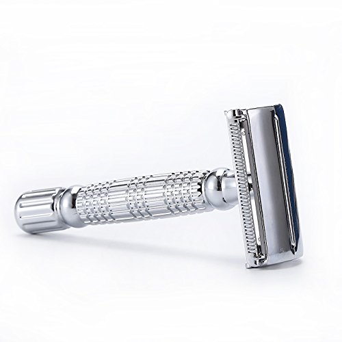 BAILI Safety Razor Butterfly Open Double Edge Shaver Knife