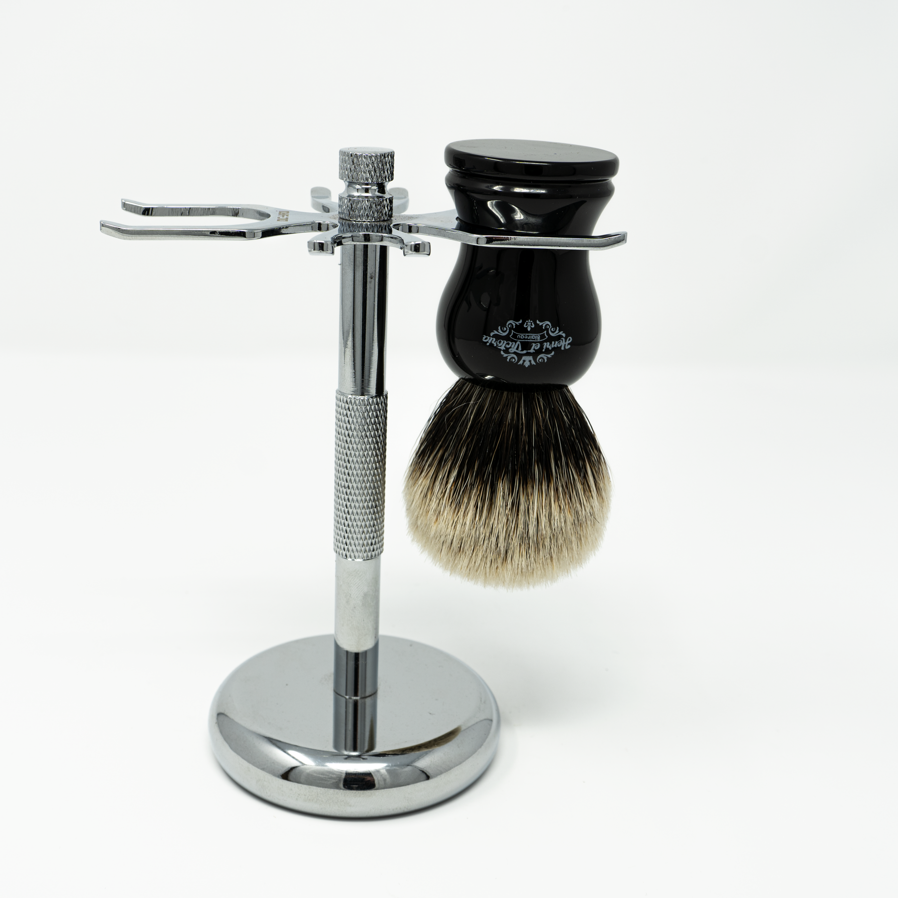 SS1601 Yaqi Chrome Shaving Stand 4 prongs for 24mm 26mm 28mm Shaving Brushes