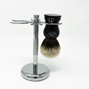 SS1601 Yaqi Chrome Shaving Stand 4 prongs for 24mm 26mm 28mm Shaving Brushes