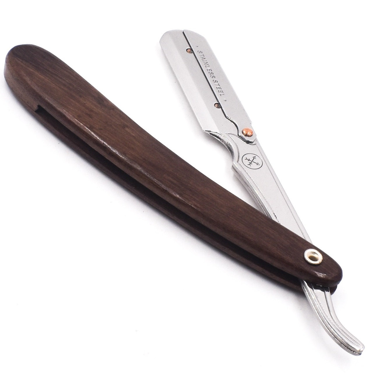 Parker SRDW Dark Wood Handle Straight Razor